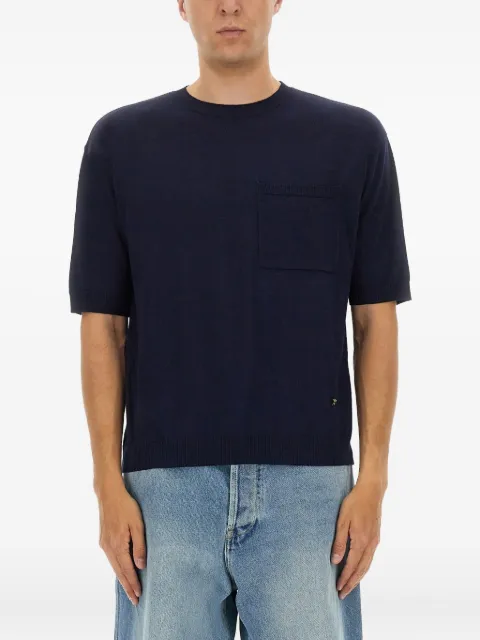 Moschino patch-pocket T-shirt Blue 090652010510