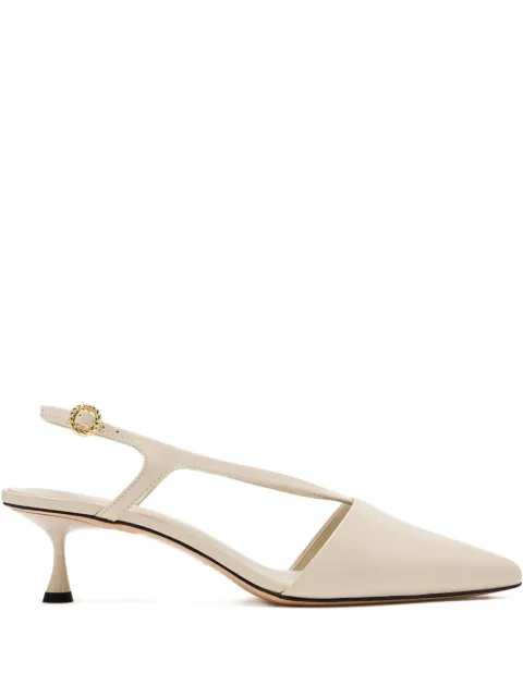 Studio Amelia 50mm slingback cut-out pumps Grey F837SPZ