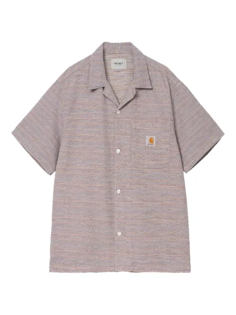 Carhartt WIP stripe short-sleeve shirt Neutrals I035569