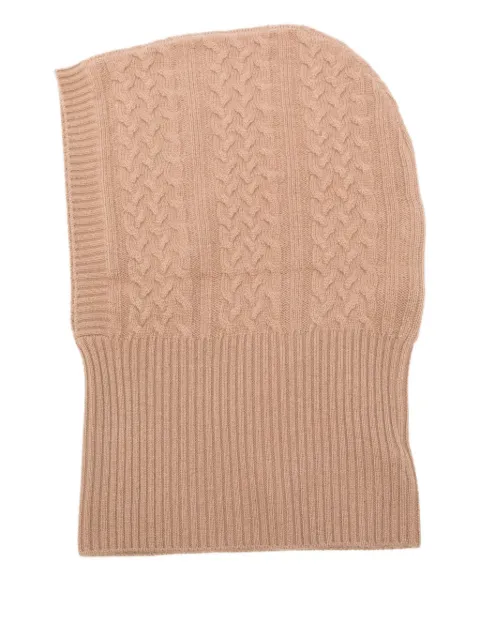 Max Mara cable-knit balaclava Neutrals 2524576012600