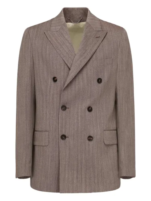 Golden Goose double-breasted blazer Brown GMP00835P002090