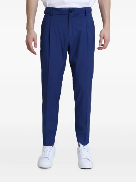 BE ABLE pleated elastic-waist trousers Blue RICCARDOCCREGULARCNABLUMARINO