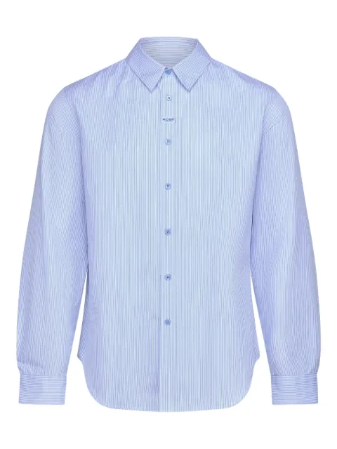 Martine Rose striped long-sleeve shirt Blue 401WS18531