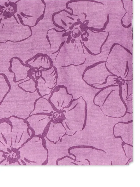 V°73 floral-print scarf Purple 73SP8Z101ADELELILLA