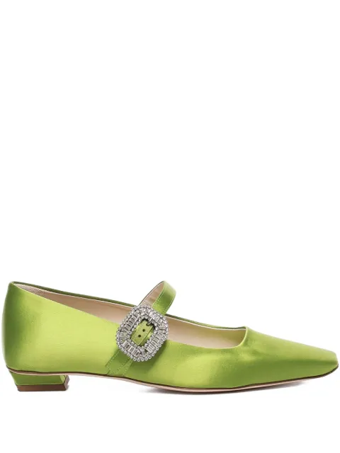 Roger Vivier Belle Vivier Mary Jane ballet flats Green RVW00743300RS0V403