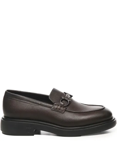 Ferragamo Gancini-detail loafers Brown 784397