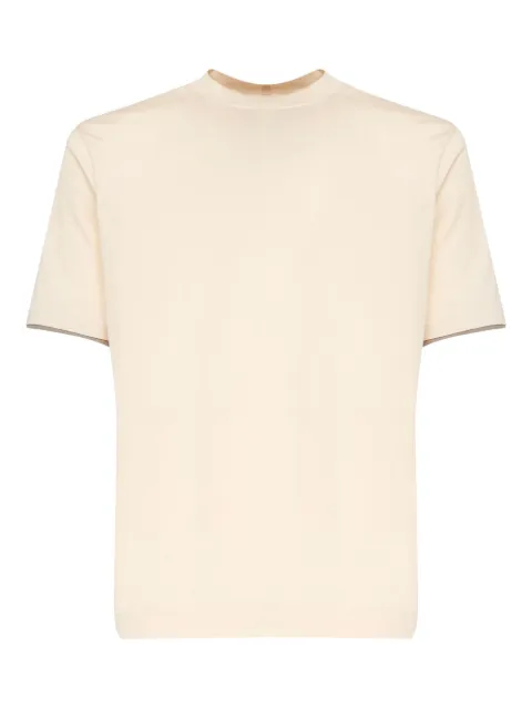Giuliano Galiano crew-neck short-sleeve T-shirt Neutrals PUMANUDEFANGO