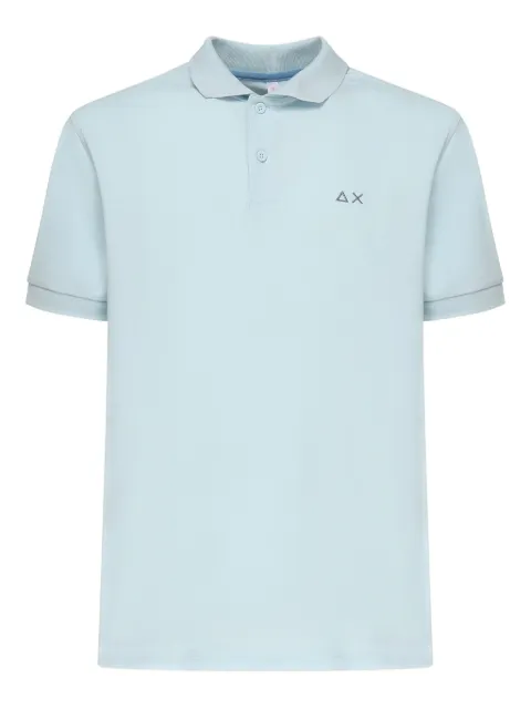 Sun68 embroidered-logo polo shirt Blue A3510905