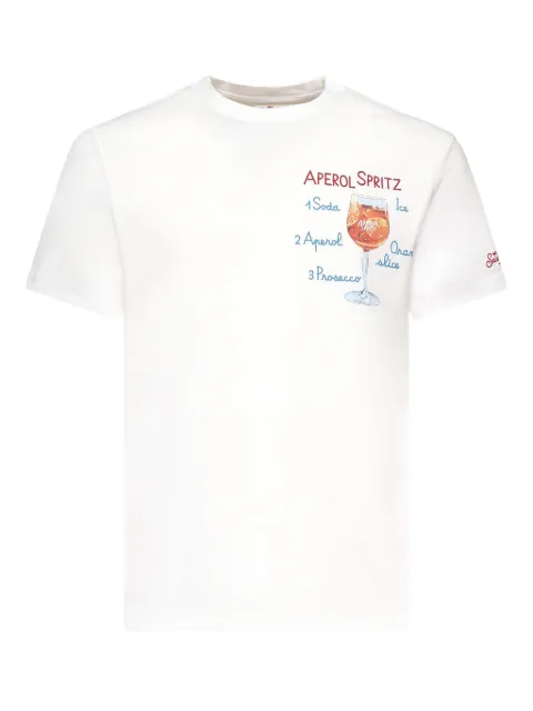 MC2 Saint Barth Aperol Spritz graphic T-shirt White TSHM00102701H