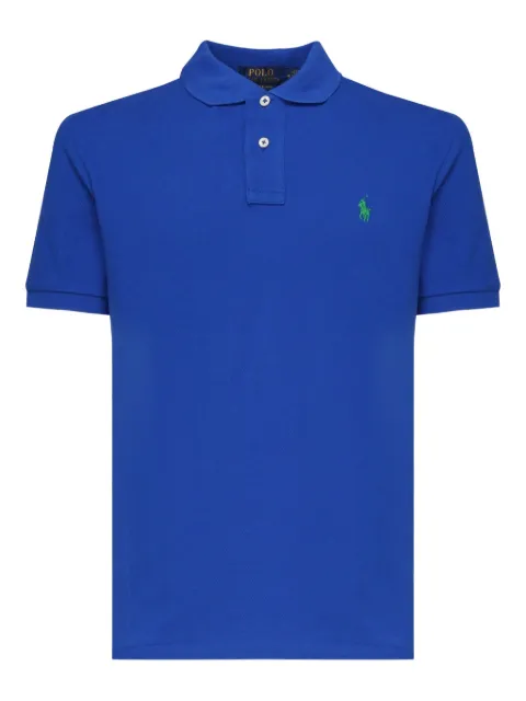 Polo Ralph Lauren embroidered-logo polo shirt Blue 710680784416