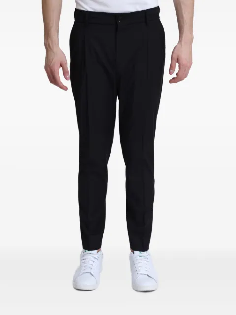 BE ABLE Riccardo pleated-front trousers Black RICCARDOCCREGULARCNANERO