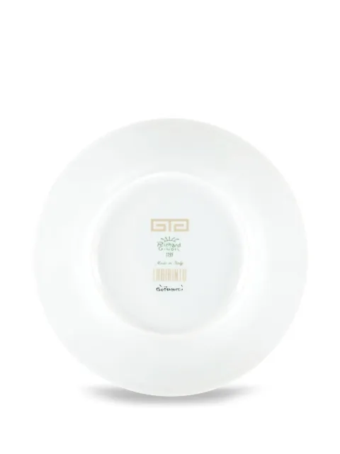 GINORI 1735 Labirinto greek-key pattern plate White 004RG00FPT110010160G00135400