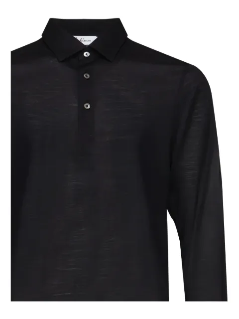 Galiano long-sleeve button polo shirt Blue 6800160108598