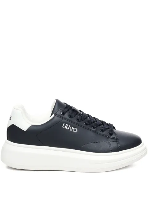 LIU JO lace-up platform low-top sneakers Blue 7B4027PX474S3342