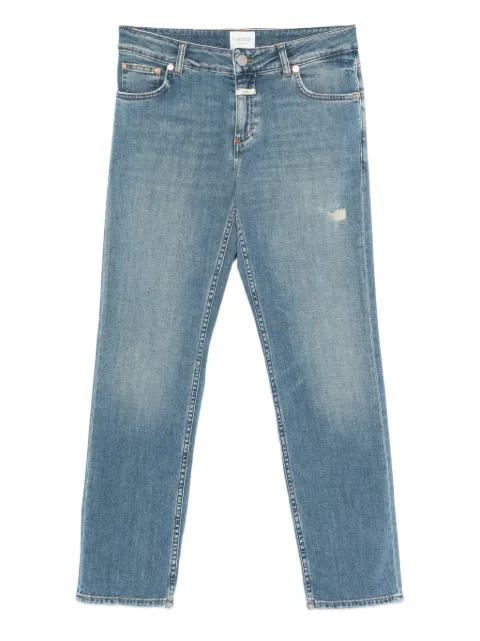 Closed distressed-finished straight jeans Blue C2135603P52