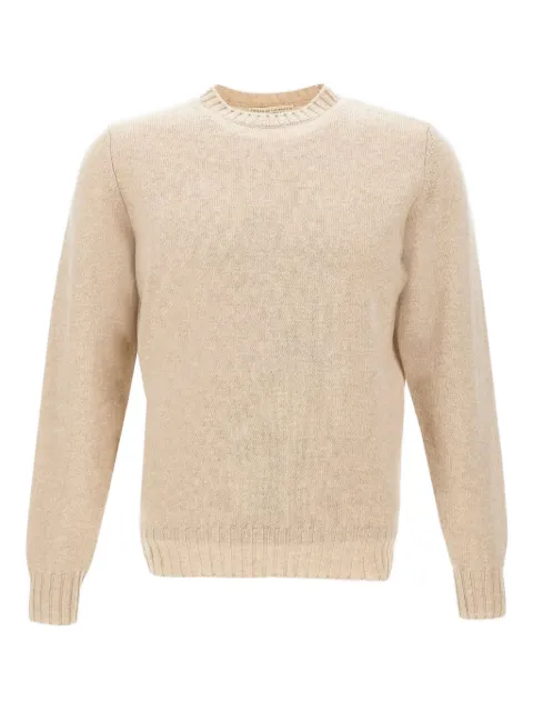 Filippo De Laurentiis ribbed crew-neck jumper Neutrals GC3MLWC7R931