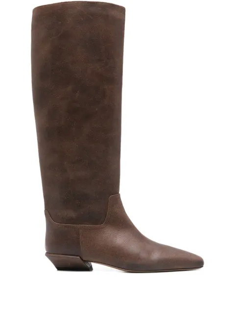 Paris Texas 30mm Bettina leather pointed-toe boots Brown PX1363XVTVT