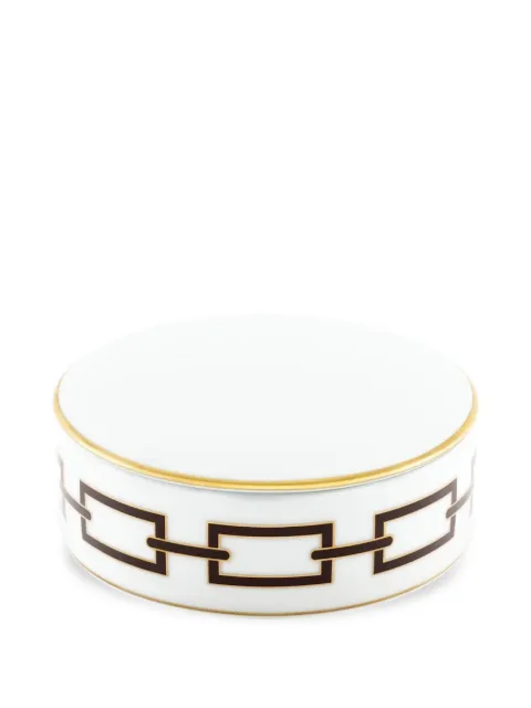 GINORI 1735 Catene chain-link trinket box (5.3cm x 13.2cm) White 017RG02FX5080LXG00135500