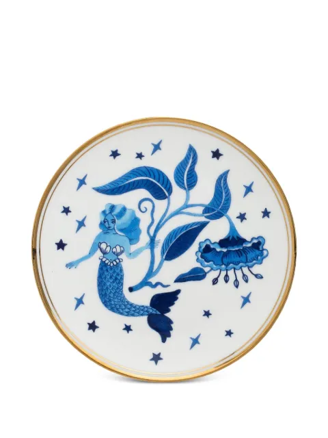 Bitossi Home mermaid-flower plate (15cm) White FTB00037SET4