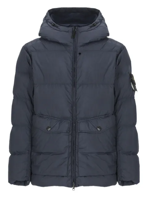 Stone Island 4100011 Crinkle Reps NY padded jacket Blue K2S154100010S0A23