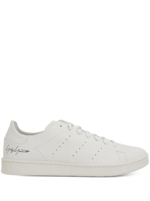 Y-3 Stan Smith Y-3 perforated leather trainers Neutrals JR4220