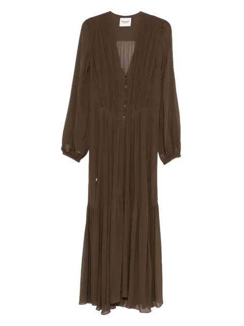 MARANT ÉTOILE Briane maxi dress Green RO0798FAC3J01E