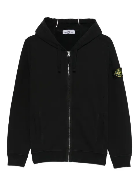 Stone Island zip-fastening hoodie Black L2S156100067S0A20