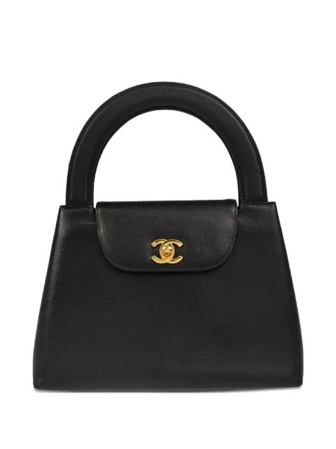 CHANEL Pre-Owned 1998 Kelly tote bag Black 5215411