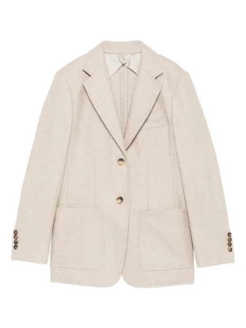 Max Mara single-breasted blazer Neutrals 2521046161600