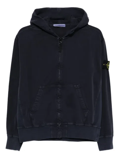 Stone Island pouch-pocket hoodie Blue K2S156100017S0184