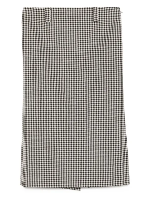 Miu Miu Pre-Owned 2022 skirt Neutrals 144097