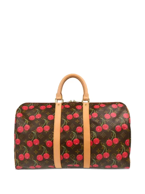 Louis Vuitton Pre-Owned x Takashi Murakami 2005 Monogram Keepall 45 travel bag Brown XX06717