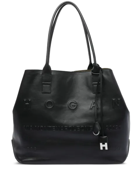 Hogan leather tote bag Black KBW01TA0300TZP