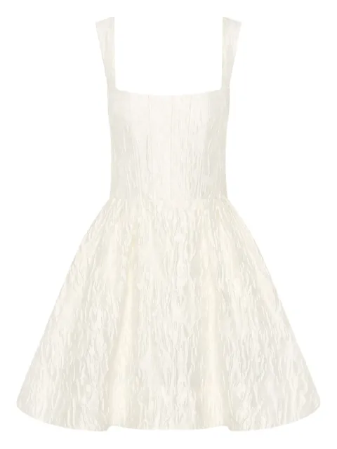 Rebecca Vallance Vanilla Dreams square-neck mini dress White RVBR1212