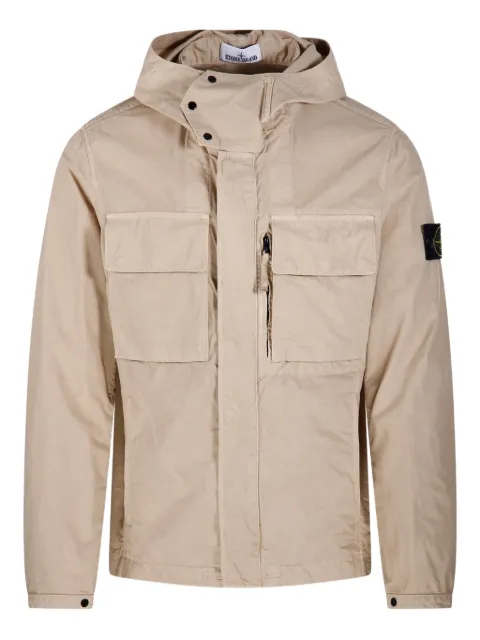 Stone Island hooded pocket jacket Neutrals K2S15Q100012S0240
