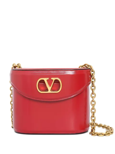 Valentino Garavani Vain vanity bag in shiny calfskin Red WB0R95GCB