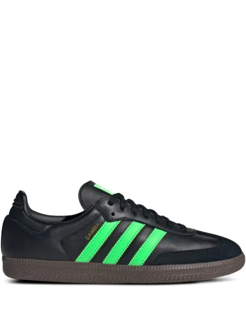 adidas Samba OG "Core Black/Screaming Green" sneakers Black JR0911