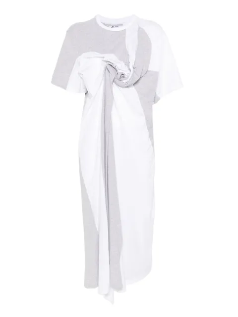 Anni Salonen rose-detail T-shirt dress White ROSETDRESS
