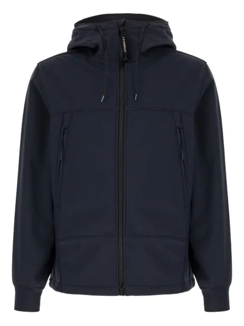 C.P. Company hooded zip-fastening jacket Black RFCMOW700A006097A