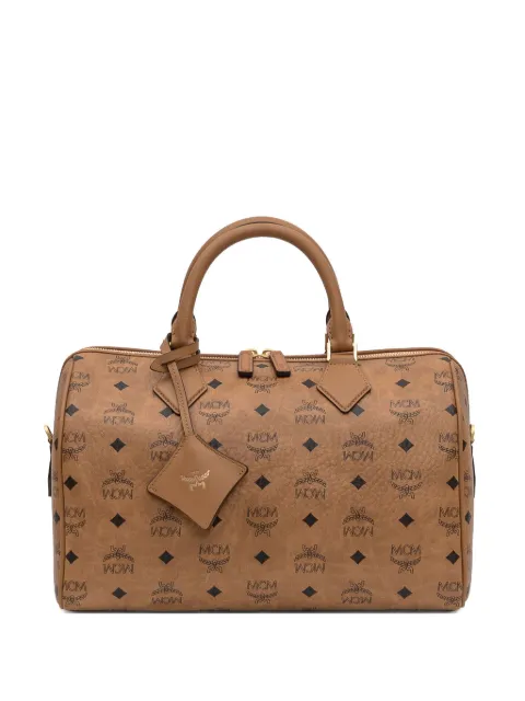 MCM medium Ella boston bag Neutrals MWBFAEA01