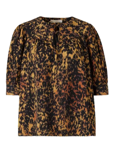 Ulla Johnson animal-print top Neutrals PF250211