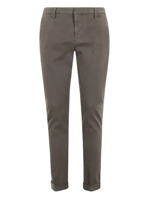 DONDUP cuffed-hem chinos Grey UP235GSE043PTD