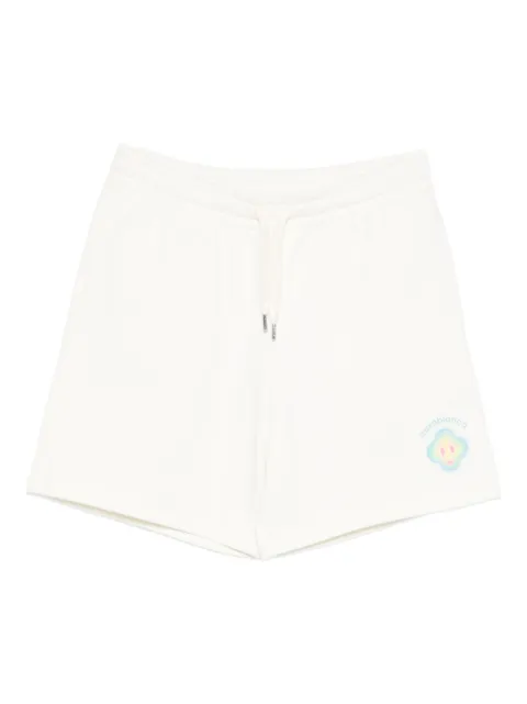 Casablanca Airbrush Smiley drawstring shorts White MSP26JTR00303