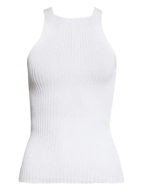 A. ROEGE HOVE Ena ribbed high-neck top White C08M010