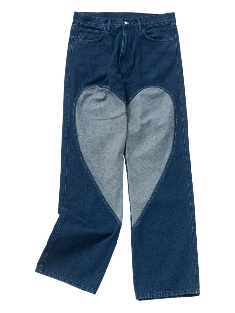 CARNE BOLLENTE Lovepants panel jeans Blue SS23DP0201