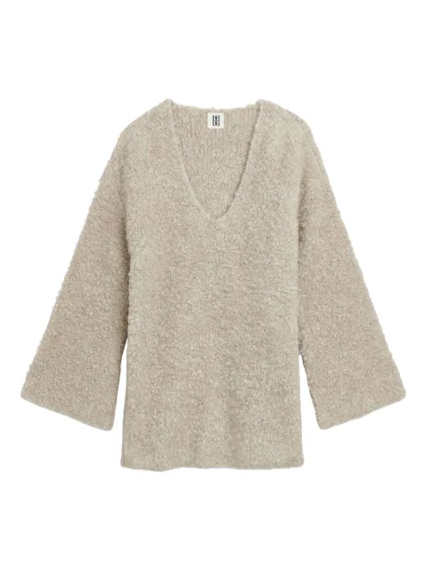 By Malene Birger wide-sleeve sweater Neutrals Q71993005
