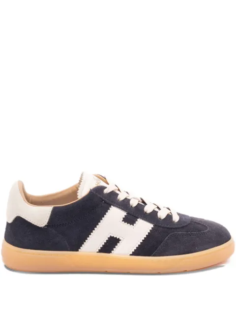Hogan logo leather trainers Blue HXW6470FB60PJQ