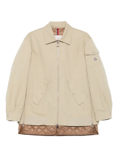 Moncler quilted zip-up jacket Neutrals K20931A00012598RT
