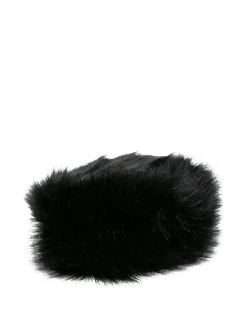 Ruslan Baginskiy faux-fur hat Black MMM033PHHPWRB