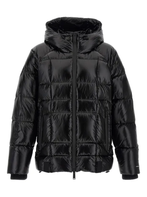DSQUARED2 quilted hooded down jacket Black S74AM1611D35315